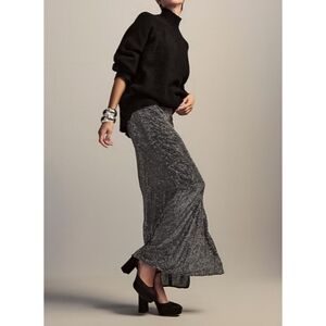 J.Crew Collection Side-Slit Rhinestone Skirt